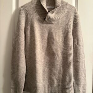 J.Lindeberg Light Gray Turtleneck Sweater